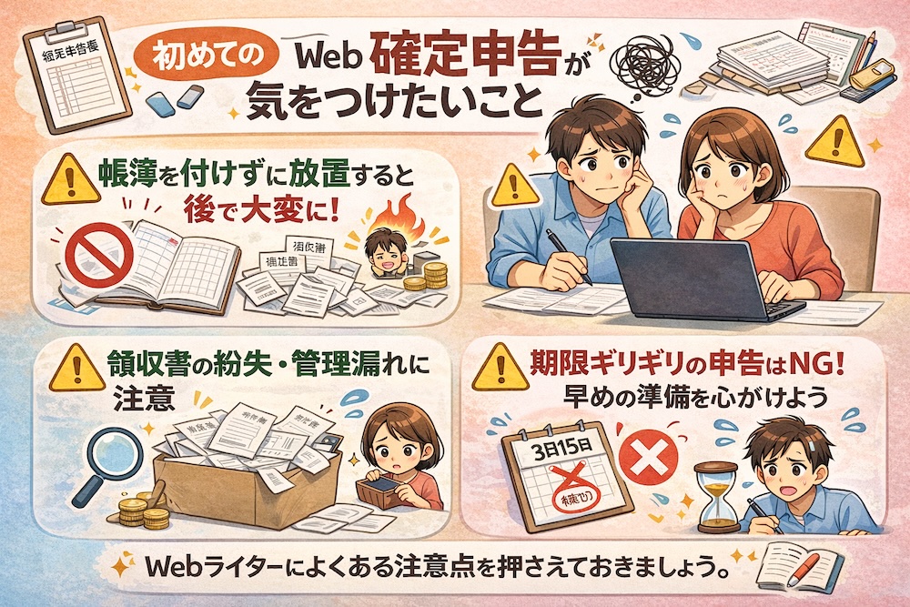 確定申告でよくあるミスと注意点