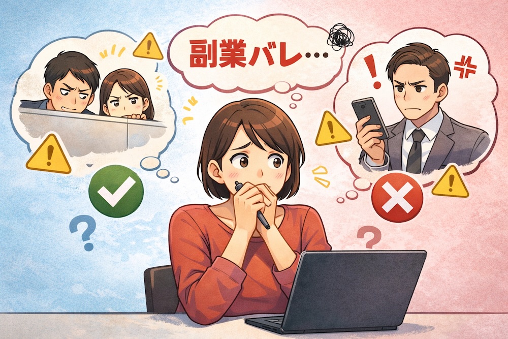 副業ライターが会社にバレないための確定申告方法